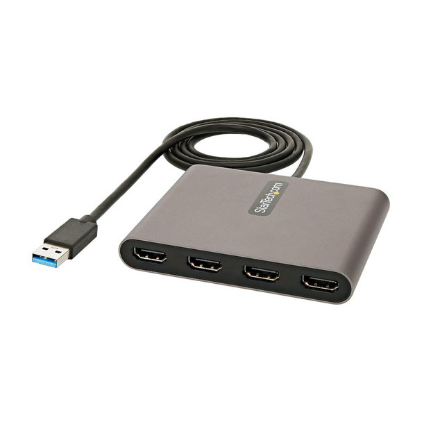 Startech.Com Usb 3.0 To 4X Hdmi Quad Monitor 1080P 60Hz Adapter Dongle USB32HD4