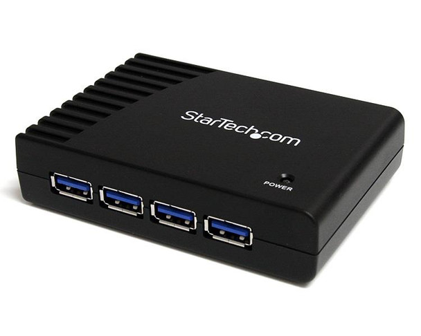 Startech.Com 4 Port Black Superspeed Usb 3.0 Hub ST4300USB3GB