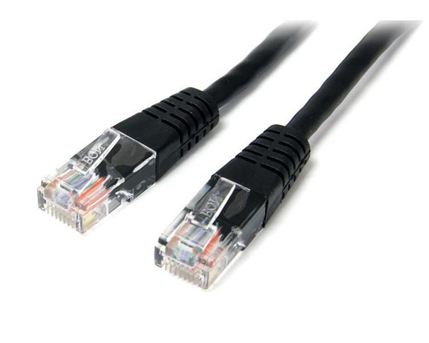 Startech.Com 15M Black Molded Cat5e Utp Patch Cable M45PAT15MBK