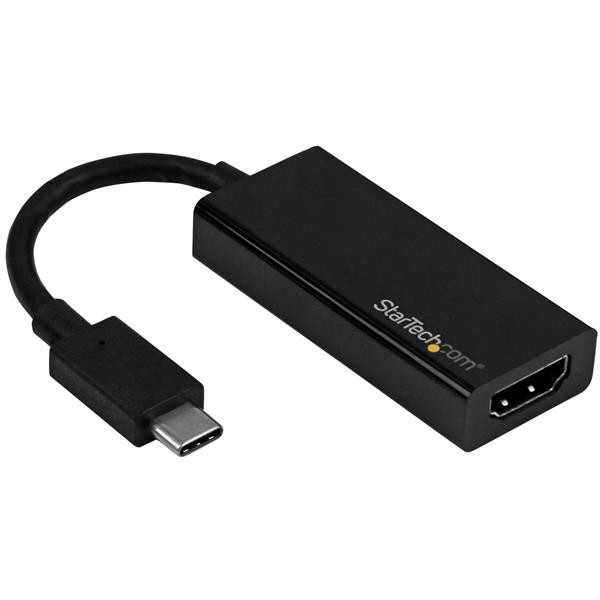 Startech.Com Usb C To Hdmi Adapter 4K 60Hz Black CDP2HD4K60
