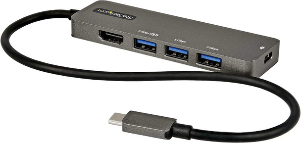 Startech.Com Usb C 4K 60Hz Hdmi Multiport Adapter With Power Delivery DKT30CHPD3