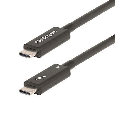 Startech.Com 6Ft Thunderbolt 4 40Gbps 100W Cable A40G2MB-TB4-CABLE