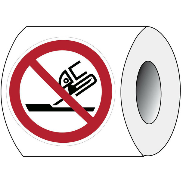 Brady PIC P032-DIA 100-PE-ROLL/1 ISO Safety Sign - Do not use PIC P032-DIA 100-PE-ROLL/1