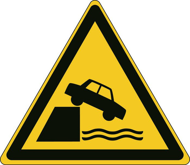 Brady W/W051/NT/ALU-TRI315-1 ISO Safety Sign - Warning W/W051/NT/ALU-TRI315-1