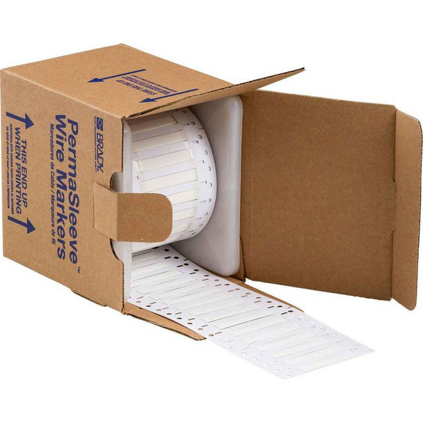 Brady 3PS-187-2-WT-S-2 PermaSleeve Wire Marking 3PS-187-2-WT-S-2