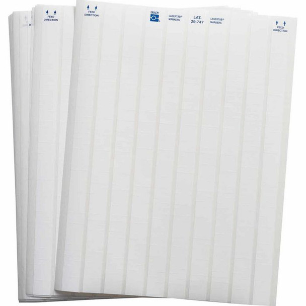 Brady LAT-29-747-10 LaserTab Laser Printable LAT-29-747-10