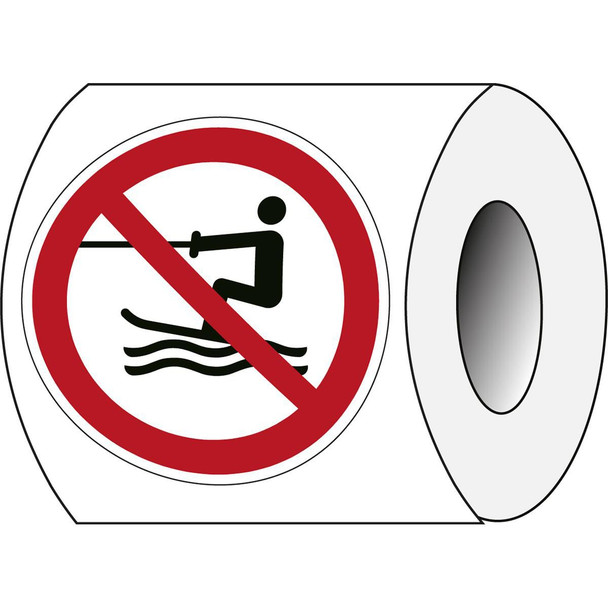 Brady P/P058/NT/PE-DIA100-250 ISO Safety Sign - No towed P/P058/NT/PE-DIA100-250