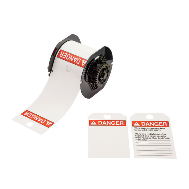 Brady B30-255-851-ANSIDF Printable Polyester Lockout B30-255-851-ANSIDF