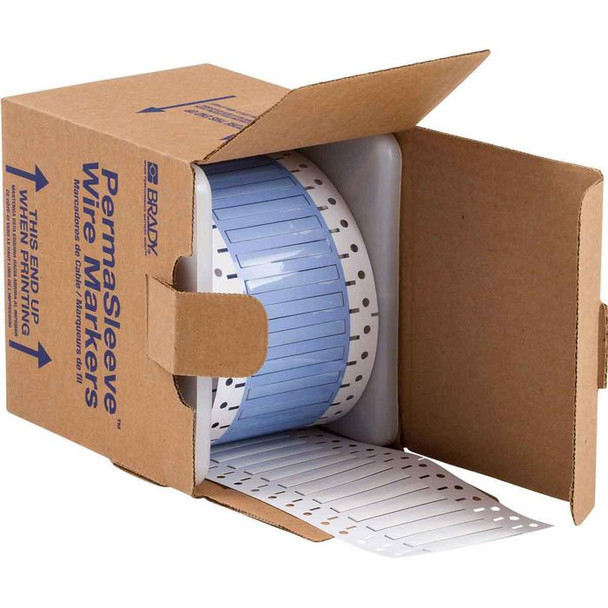 Brady PS-125-2-WT-S PermaSleeve Wire Marking PS-125-2-WT-S