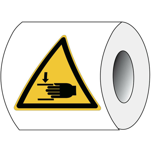 Brady PIC W024-TRI 100-PE-ROLL/1 ISO Safety Sign - Warning PIC W024-TRI 100-PE-ROLL/1