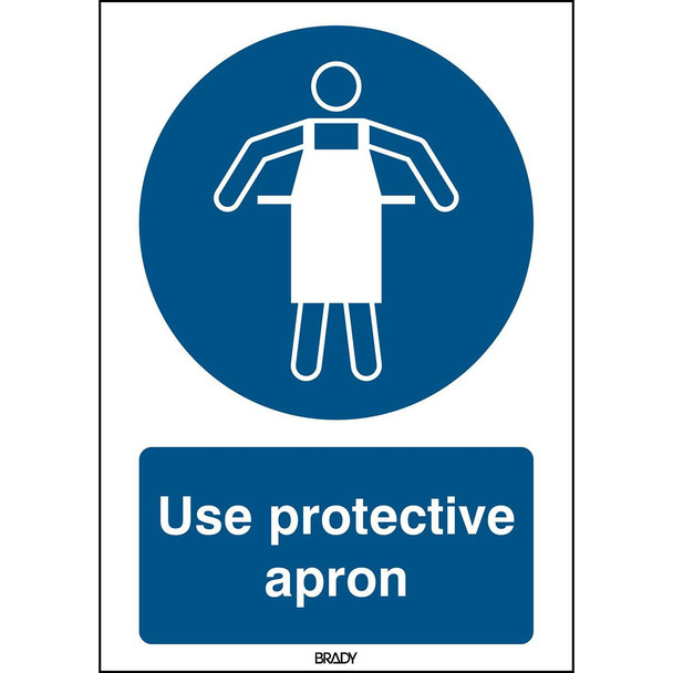 Brady M/M026/EN240/TM-210X297-1 ISO Safety Sign - Use M/M026/EN240/TM-210X297-1