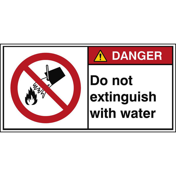 Brady P/P011/EN160-PEUL-100X50/1-B ISO Safety Sign - Do not P/P011/EN160-PEUL-100X50/1-B