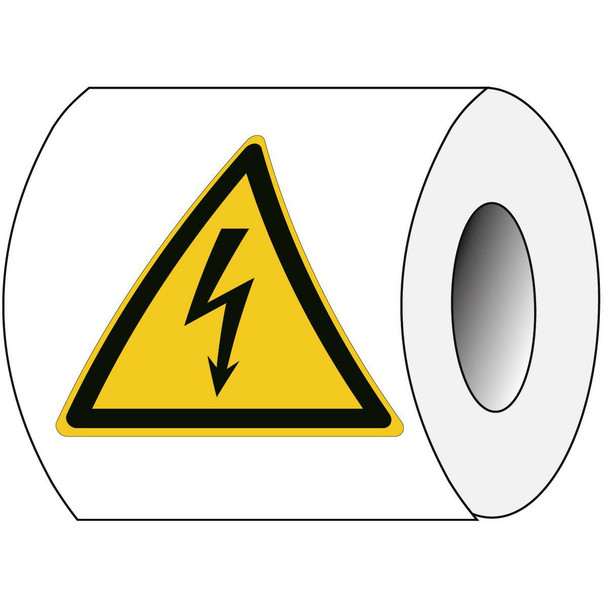 Brady PIC W012-TRI 025-PE-ROLL/1 ISO Safety Sign - Warning PIC W012-TRI 025-PE-ROLL/1