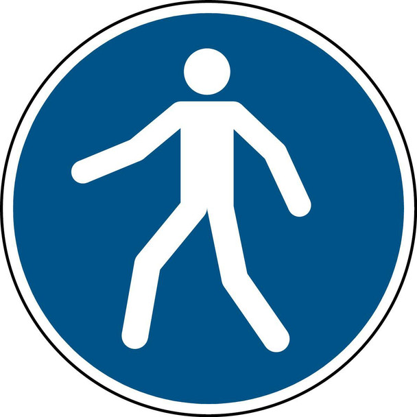 Brady PIC M024-DIA 100-PP-CRD/1 ISO Safety Sign - Use this PIC M024-DIA 100-PP-CRD/1