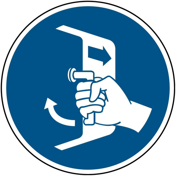 Brady M/M037/NT-PP-DIA150/1-B Close and secure hatches in M/M037/NT-PP-DIA150/1-B