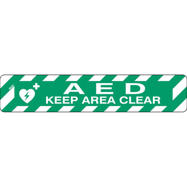 Brady FLO-GN4/EN/750X150 Floor Safety Sign - KEEP AREA FLO-GN4/EN/750X150