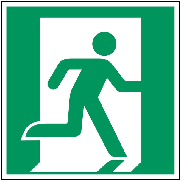 Brady E/E002/NT/FLO-500X500-1 Floor Safety Sign - Emergency E/E002/NT/FLO-500X500-1
