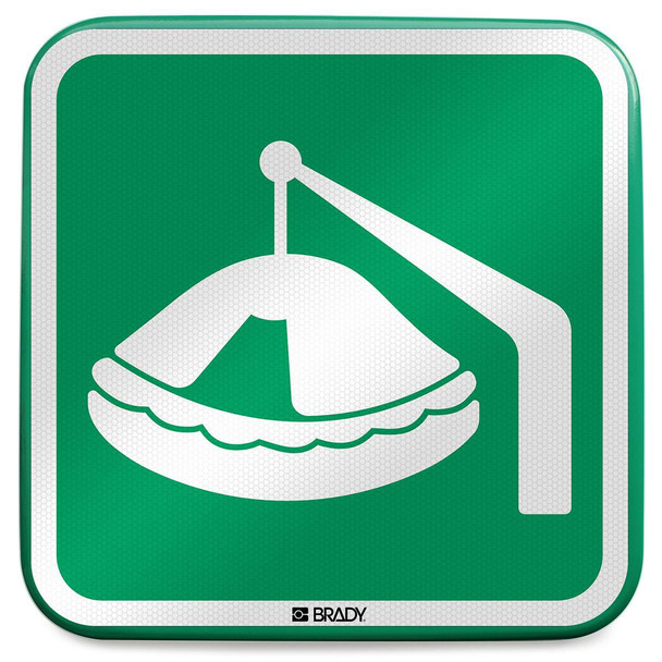 Brady E/E039//RFLBD-400X400-1 ISO Safety Sign - E/E039//RFLBD-400X400-1