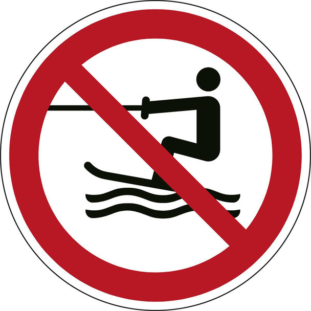 Brady P/P058/NT/PE-DIA200-1 ISO Safety Sign - No towed P/P058/NT/PE-DIA200-1