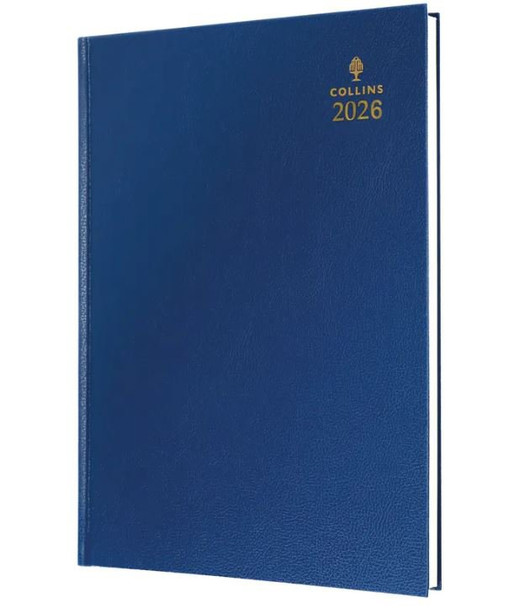 Collins 35 Desk Diary A5 Week To View 2026 Blue 35.60-26 - 823310 823310