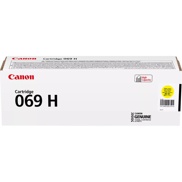 Canon 069H Yellow Toner Cartridge High Yield 5095C002 5095C002
