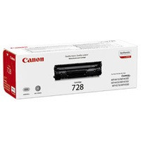Canon 728Bk Black Standard Capacity Toner Cartridge 2.1K Pages - 3500B002 3500B002