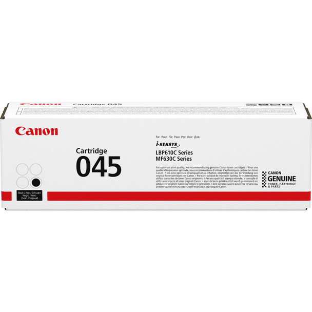 Canon 045Bk Black Standard Capacity Toner Cartridge 1.4K Pages - 1242C002 1242C002