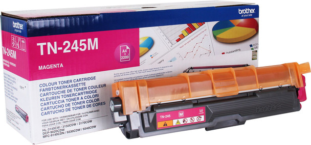 Brother Magenta Toner Cartridge 2.2K Pages - TN245M TN245M