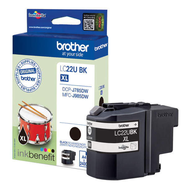 Brother Black Ink Cartridge 58Ml - LC22UBK LC22UBK