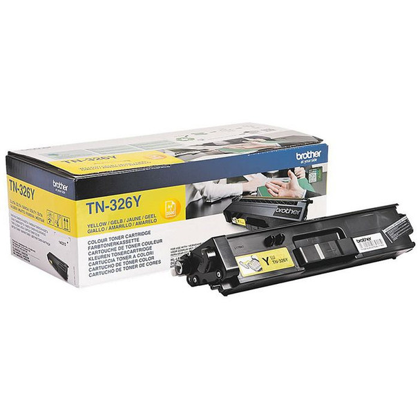 Brother Yellow Toner Cartridge 3.5K Pages - TN326Y TN326Y