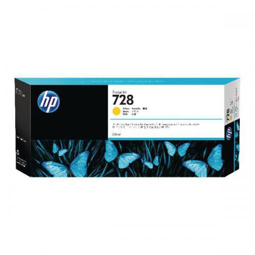 Hp No 728 Yellow Standard Capacity Ink Cartridge 300Ml - F9K15A F9K15A