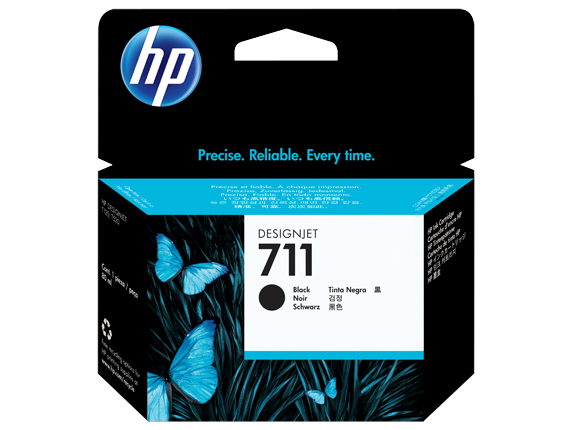 Hp 711 Black Standard Capacity Ink Cartridge 80Ml - CZ133A CZ133A