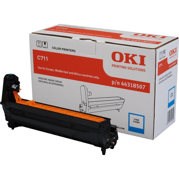 Oki Cyan Drum Unit 20K Pages - 44318507 44318507