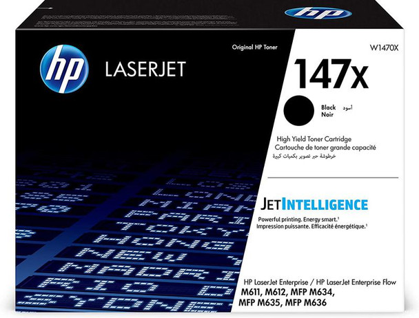 Hp 147X Black Standard Capacity Toner Cartridge 25.2K Pages - W1470X W1470X