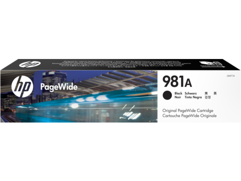 Hp 981A Black Standard Capacity Ink Cartridge 106Ml for Hp Pagewide Enterprise C J3M71A