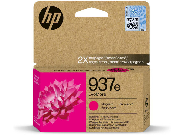 Hp 937E Evomore Magenta Ink Cartridge - 4S6W7NE 4S6W7NE