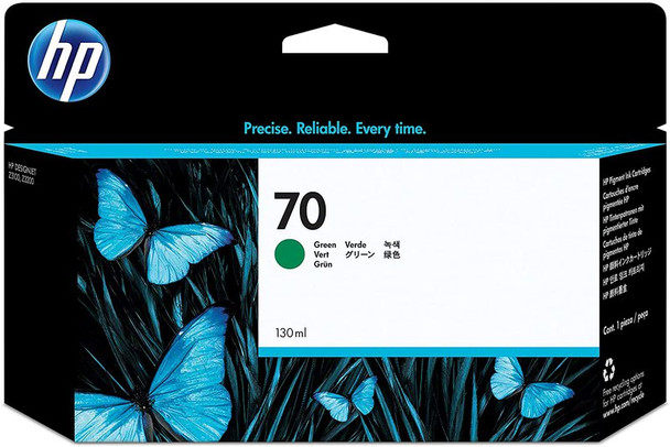 Hp No 70 Green Standard Capacity Ink Cartridge 130Ml - C9457A C9457A