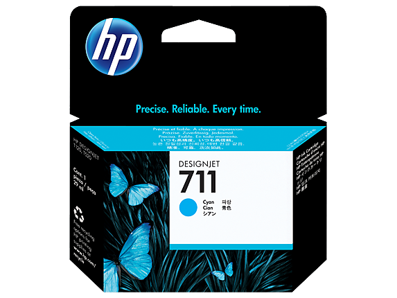 Hp 711 Cyan Standard Capacity Ink Cartridge 29Ml - CZ130A CZ130A