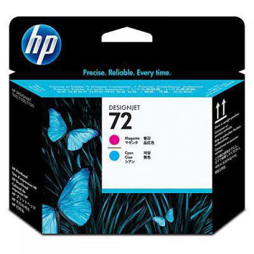 Hp No 72 Magenta Cyan Standard Capacity Print Head Cartridge - C9383A C9383A