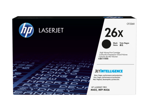 Hp 26X Black High Yield Toner 9K Pages for Hp Laserjet Pro M402/M426 - CF226X CF226X