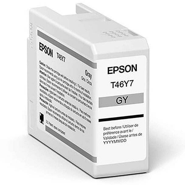 Epson T47a7 Grey Pro10 Ink Cartridge 50Ml - C13T47A700 C13T47A700