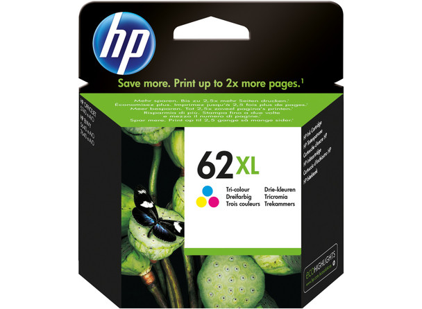 Hp 62Xl Tricolour Standard Capacity Ink Cartridge 11.5Ml - C2P07AE C2P07AE