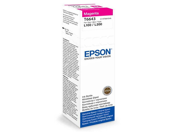 Epson 664 Magenta Ink Cartridge 70Ml - C13T664340 C13T664340