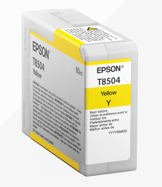 Epson T8504 Yellow Ink Cartridge 80Ml - C13T850400 C13T850400