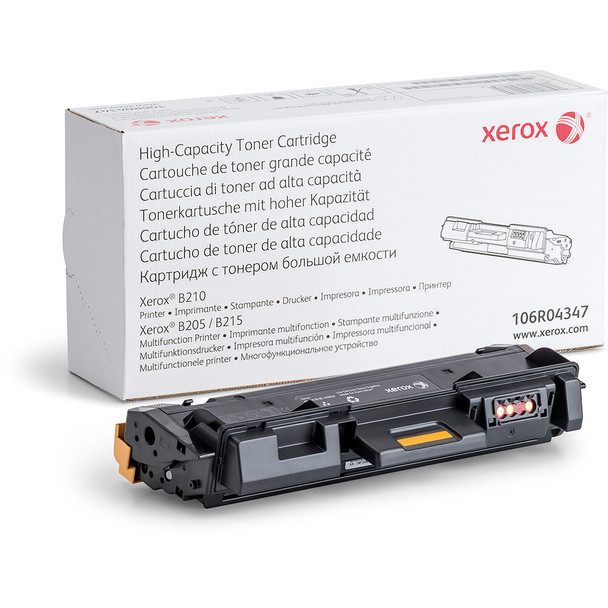 Xerox Black High Capacity Toner Cartridge 3K Pages for B205 / B210/ B215 - 106R0 106R04347