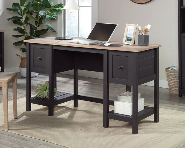 Shaker Style Home Office Desk Raven Oak - 5431265 - 5431265