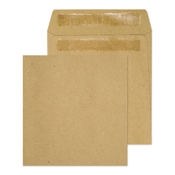 Valuex Wage Envelope 108X102mm Self Seal Plain 80Gsm Manilla Pack 1000 13922