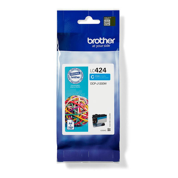 Brother Cyan Standard Capacity Ink Cartridge 750 Pages - LC424C LC424C