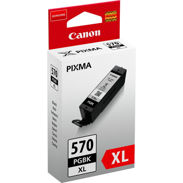 Canon Pgi570bk Black High Yield Ink Cartridge 22Ml - 0318C001 0318C001