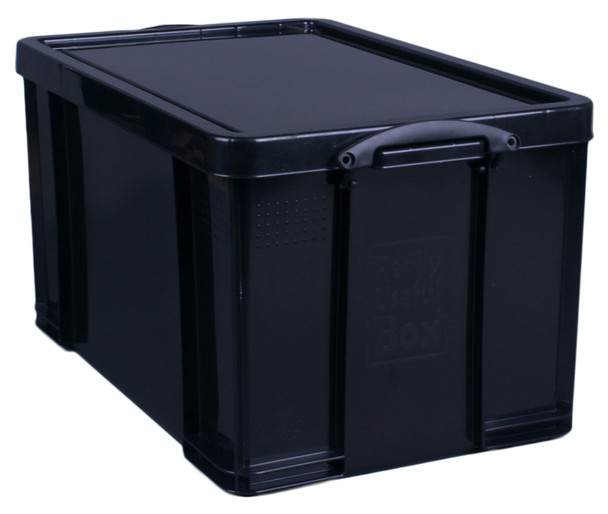 Really Useful Plastic Storage Box 84 Litre Black - 84SBKCB 84SBKCB